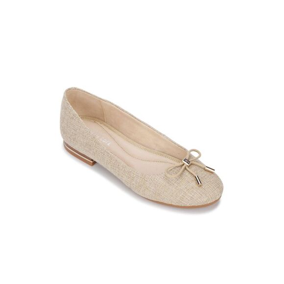 KENNETH COLE NEW YORK Womens Beige Balance Ballet Slip On Ballet Flats 9.5 M - Picture 1 of 4